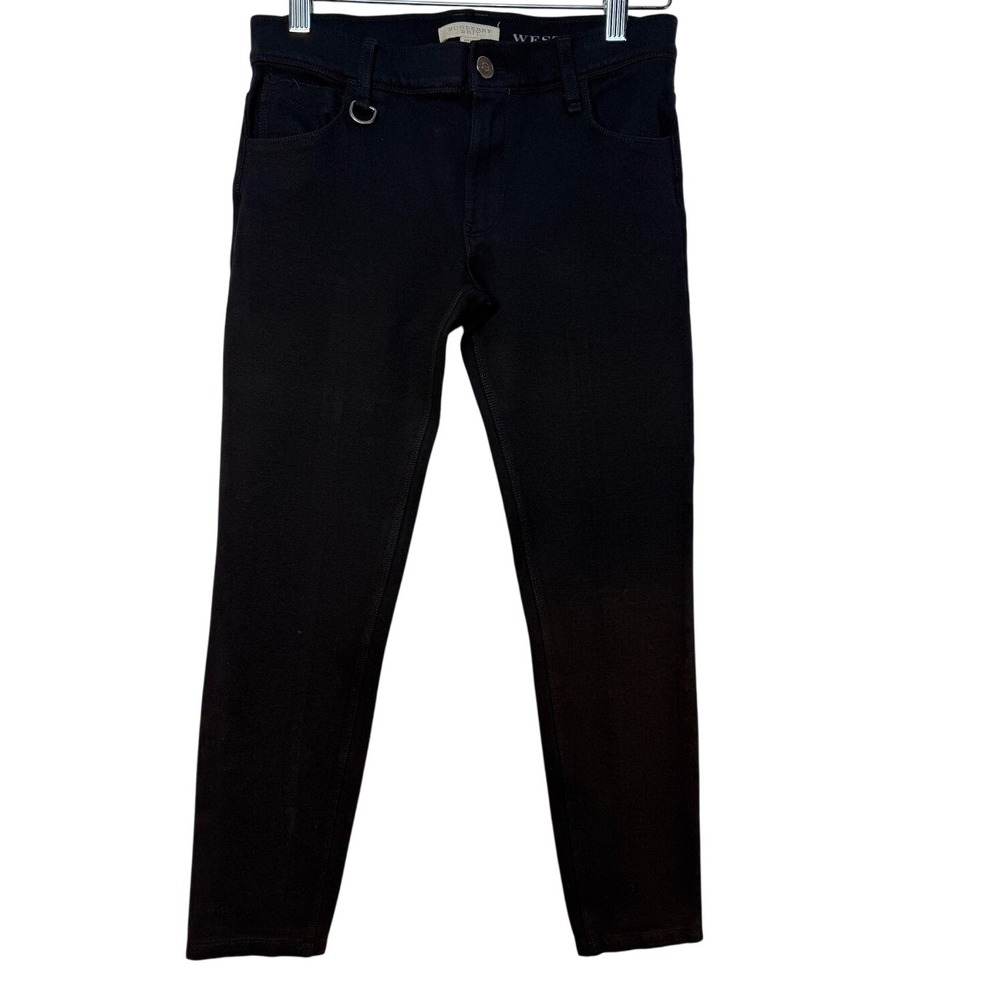 Burberry Brit Westbourne Skinny Ankle Pants Black Women's Medium
